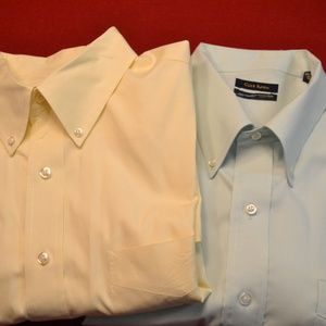 Lot of two Club Room men's dress shirts